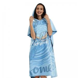 Adults  Hooded Surf Superfine fibre Poncho Beach Towel Adults  Hooded Surf Superfine fibre Poncho Beach Towel