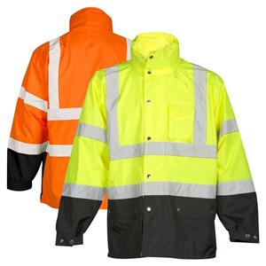Hi vis workwear 3M reflective tape waterproof breathable rain suit Hi vis workwear 3M reflective tape waterproof breathable rain suit