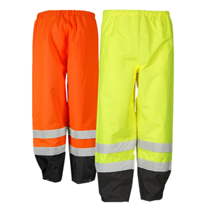 Hi viz orange pants with 3m reflecctive tape manufacturer