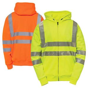 High visibility zipper close Logo print hoodie manufacturer High visibility zipper close Logo print hoodie manufacturer