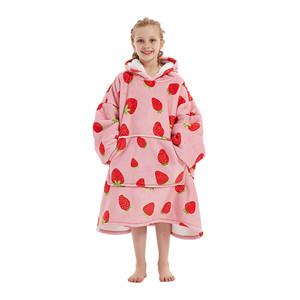Wearable Sherpa Home Winter TV One Size Fits All Printed Hoodie Blanket Sweatshirt Wearable Sherpa Home Winter TV One Size Fits All Printed Hoodie Blanket Sweatshirt
