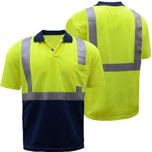 Hot selling 3M reflective tape polo shirt manufacturer Hot selling 3M reflective tape polo shirt manufacturer