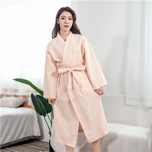 Quick-dry White Microfiber Bathrobe Hotel Waffle Spa Robe Quick-dry White Microfiber Bathrobe Hotel Waffle Spa Robe