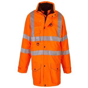 Safety garment manufacturer 7 in 1 hi vis waterproof jacket  Safety garment manufacturer 7 in 1 hi vis waterproof jacket