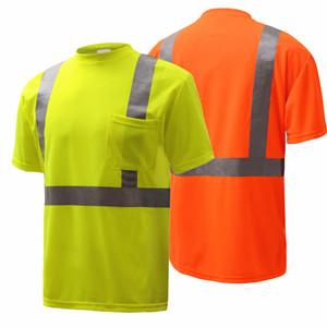 Short sleeve hi vis safety shirt for workwear  Short sleeve hi vis safety shirt for workwear