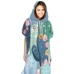 Hooded Free Customization Color and Drying Summer Sports Adult Robe Swim Batch Surf Hooded Beach Towel Hooded Free Customization Color and Drying Summer Sports Adult Robe Swim Batch Surf Hooded Beach Towel