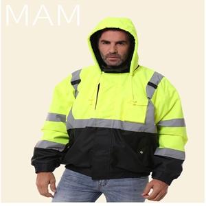 waterproof warm Winter Safety Reflective Jacket Safety Clothing Road Traffic waterproof warm Winter Safety Reflective Jacket Safety Clothing Road Traffic